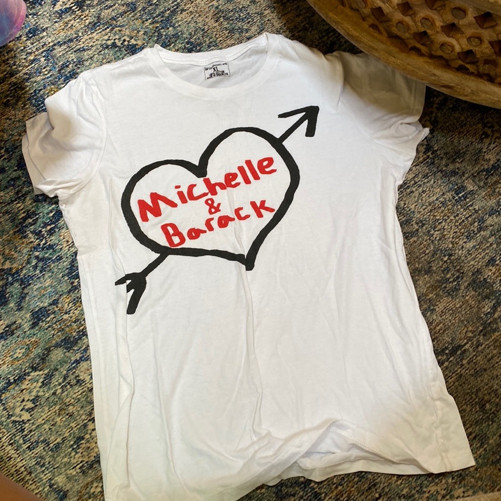 Barack & Michelle novelty tee